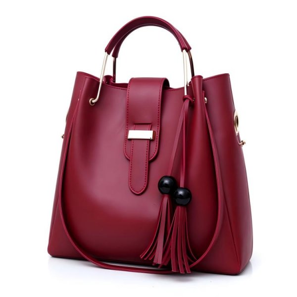 Fashion Bead Tassel Mother Bag Three Piece Set