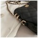 Black Soft Tote Bag Tote Shoulder Bucket Hundred Bags Large Capacity Shopping Bag