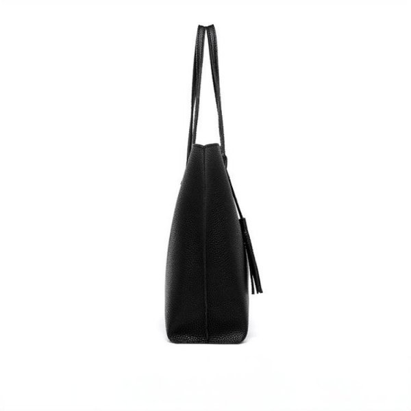 Tassel shoulder bag handheld large capacity tote bag shopping bag